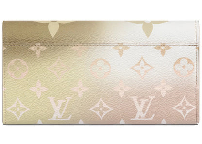 louis vuitton sarah wallet sunset kaki 