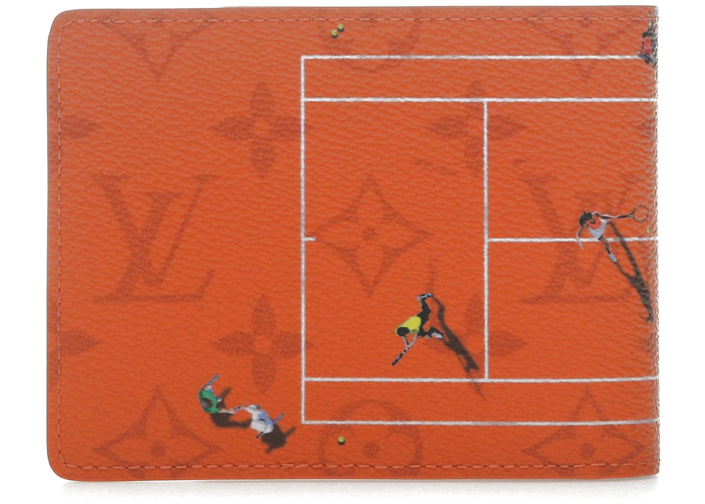 希少品【LOUIS VUITTON】財布 Tennis Slender Wallet Brick Red Louis Vuitton Tennis Slender Wallet Brick Red – Kicks Machine