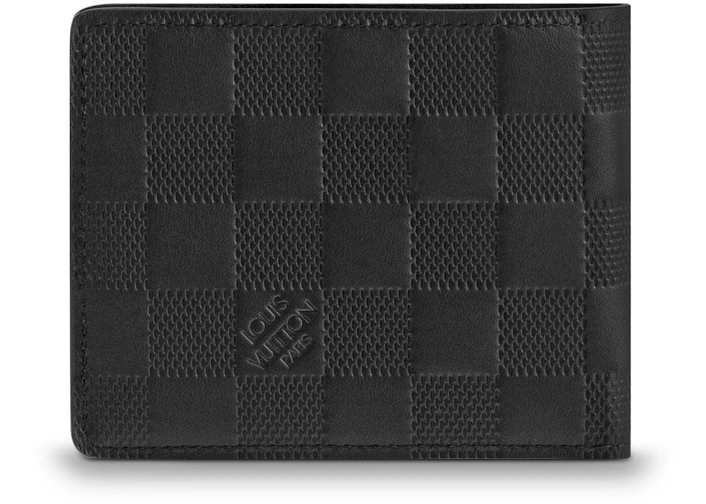 louis vuitton slender wallet damier infini black 