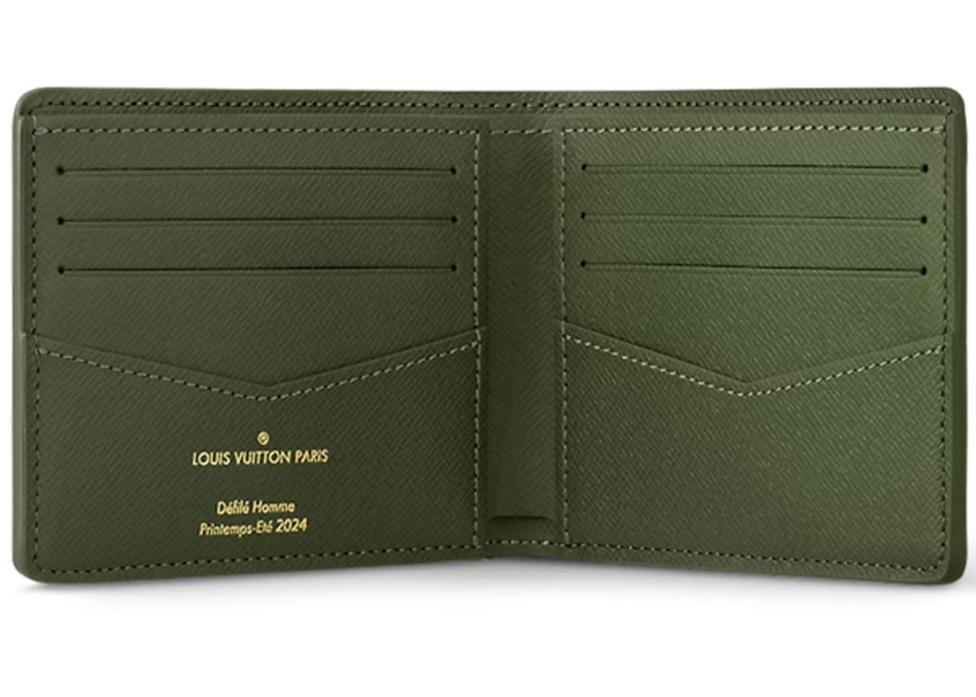 Louis Vuitton Slender Wallet Damoflage Green Damoflage Damier One Size