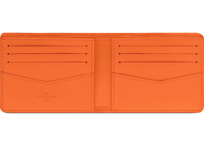 louis vuitton slender wallet orange 