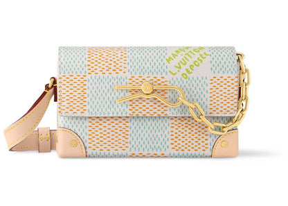 Louis Vuitton Steamer Wearable Wallet Damier Heritage White