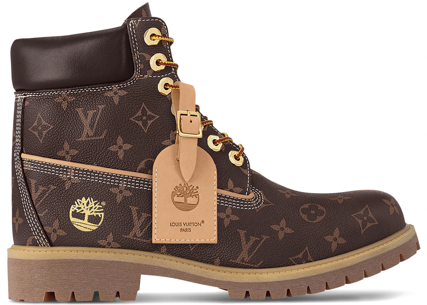 Louis Vuitton Timberland 6" High End Ankle Boot Brown Monogram