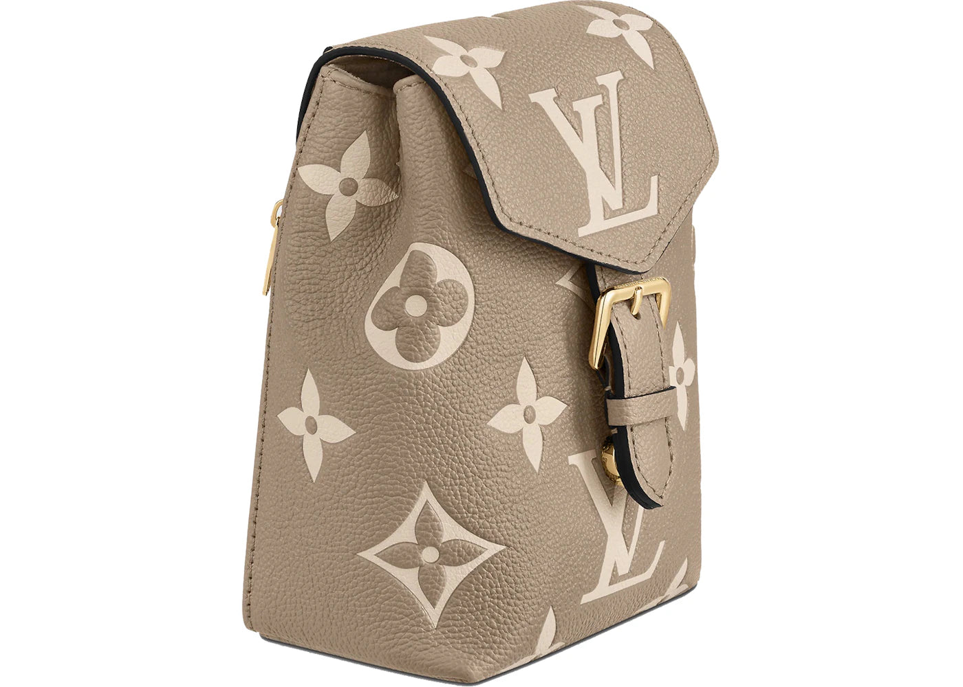 louis vuitton tiny backpack monogram empreinte tourterelle beige/cream 