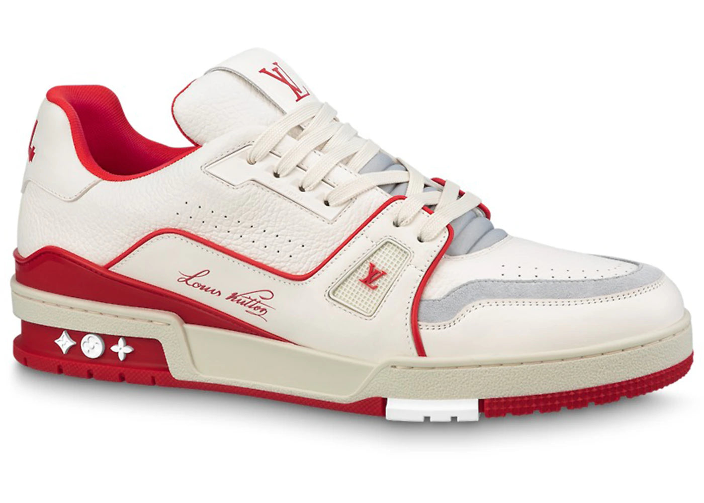 louis vuitton trainer red
