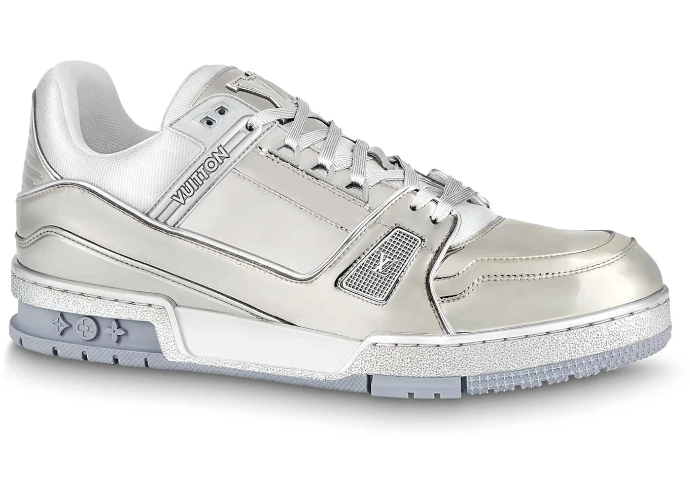 Louis Vuitton Trainer Silver White