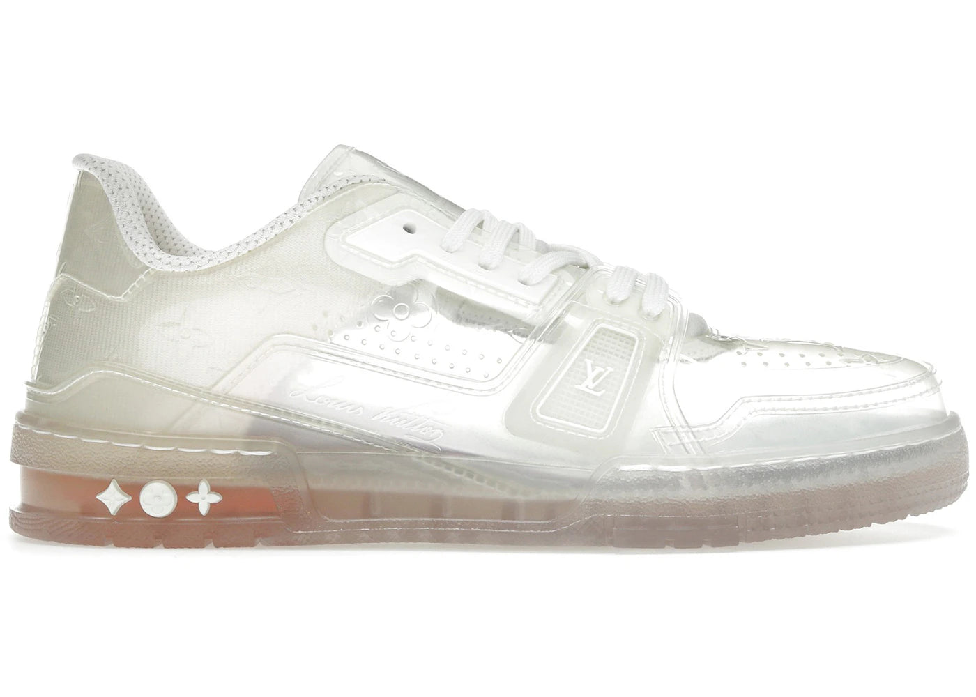louis vuitton trainer sneaker transparent