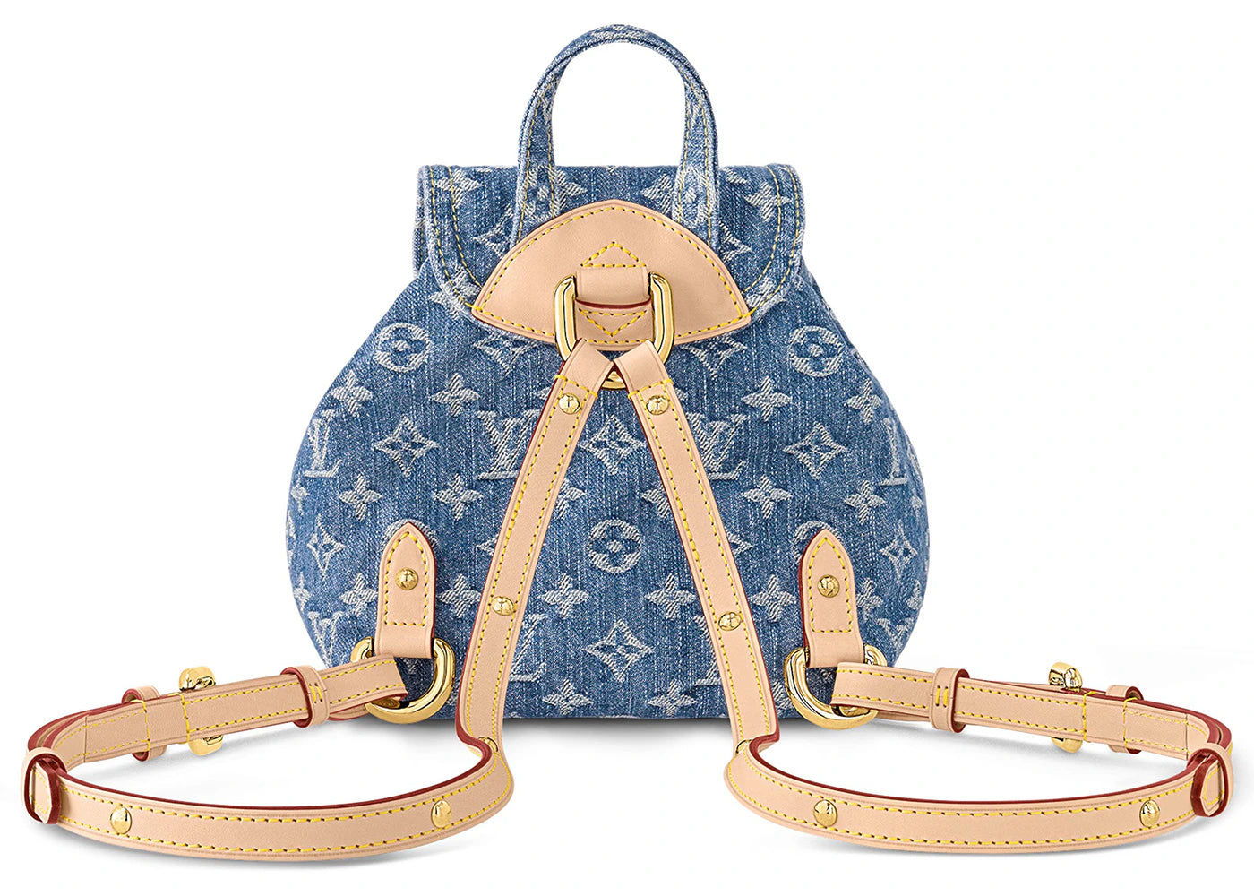 louis vuitton venice backpack monogram denim blue 