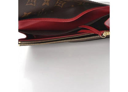 Louis Vuitton Wallet Emilie Monogram Rouge Red