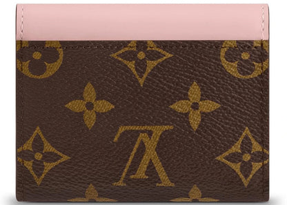 Louis Vuitton Wallet Zoe Monogram Rose Ballerine