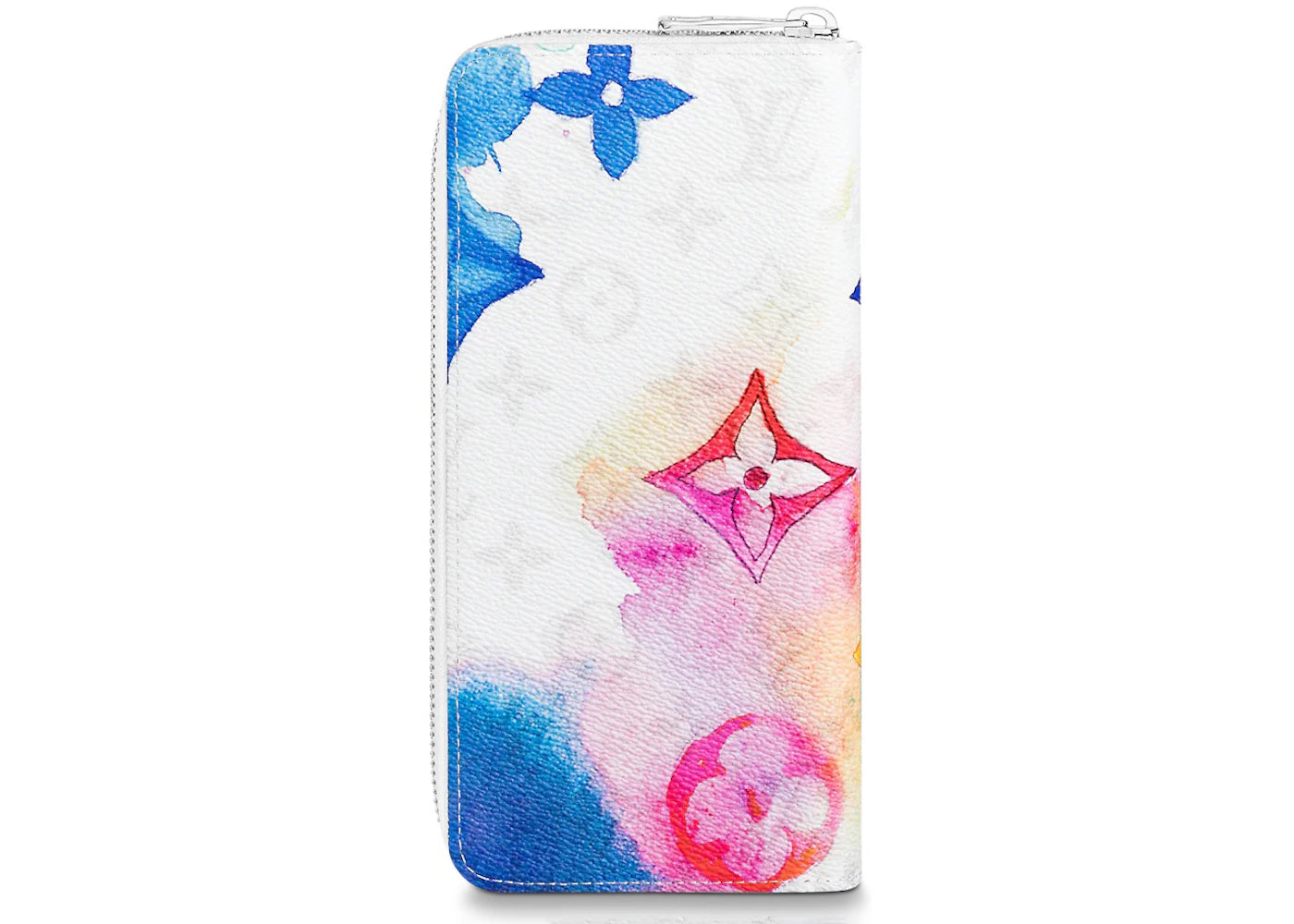 louis vuitton zippy vertical wallet monogram watercolor multicolor 