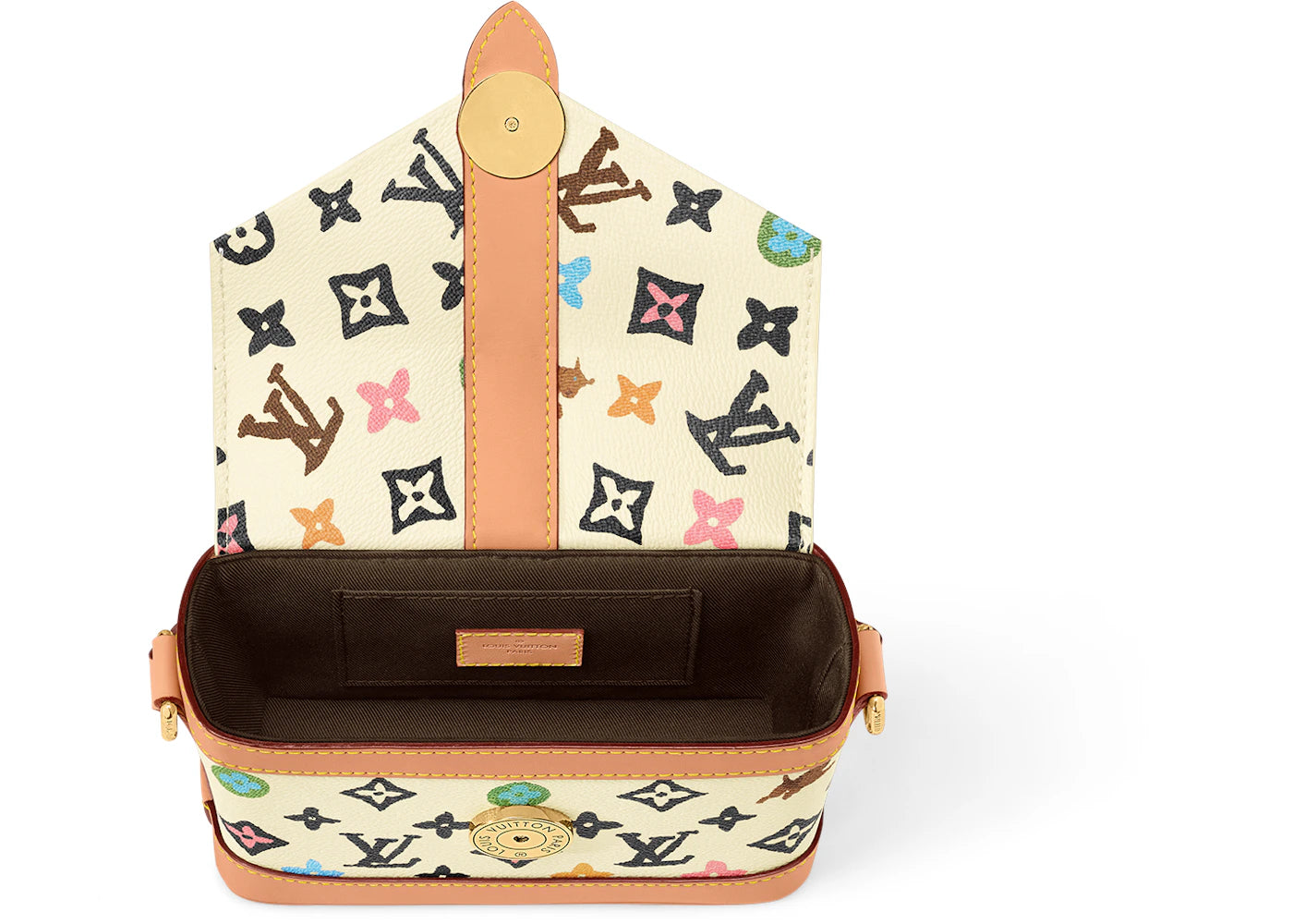 louis vuitton by tyler, the creator envelope wearable wallet vanilla craggy monogram 