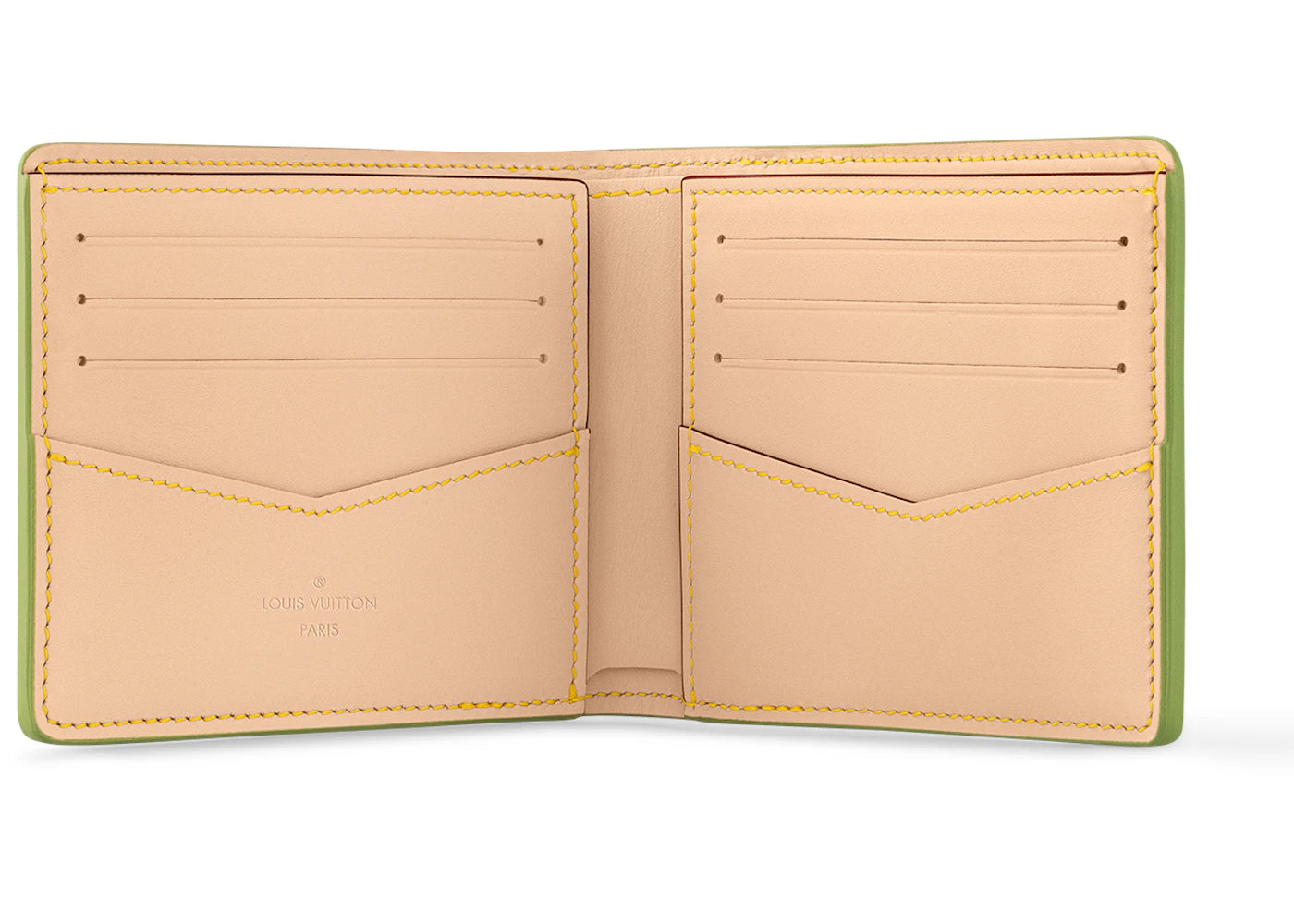 louis vuitton by tyler, the creator slender wallet green damier golf 