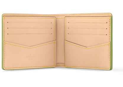 louis vuitton by tyler, the creator slender wallet green damier golf 