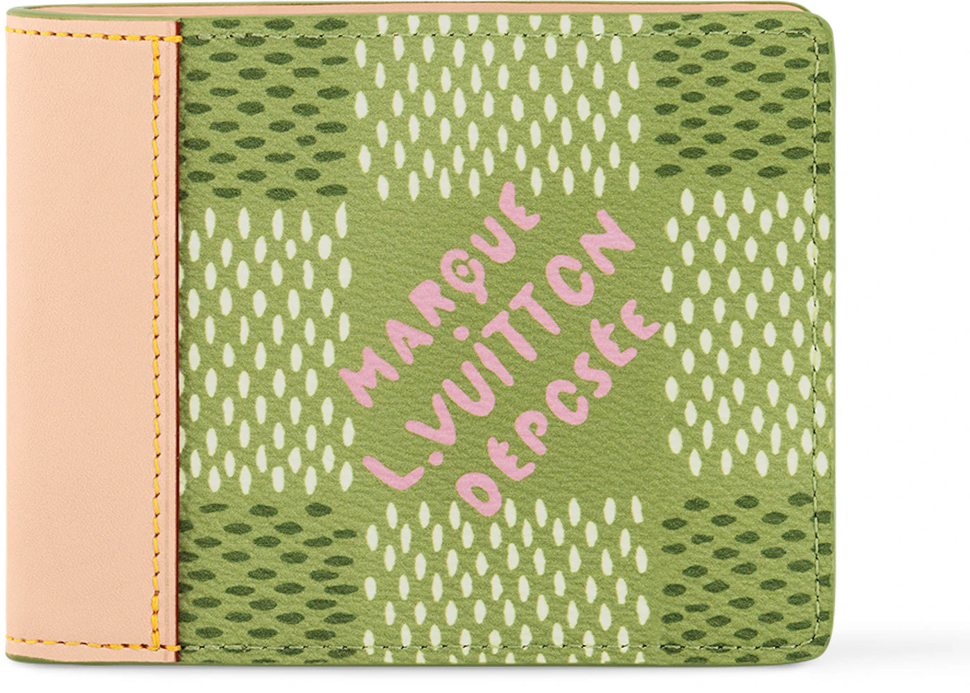 Louis Vuitton By Tyler, The Creator Slender Wallet Green Damier Golf
