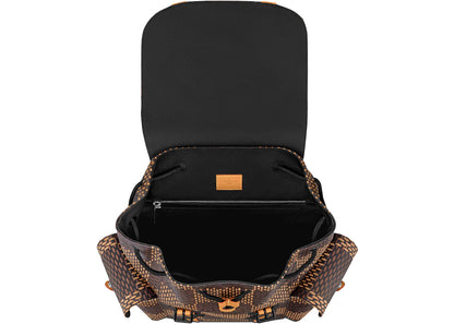 louis vuitton x nigo christopher backpack damier ebene giant pm brown 