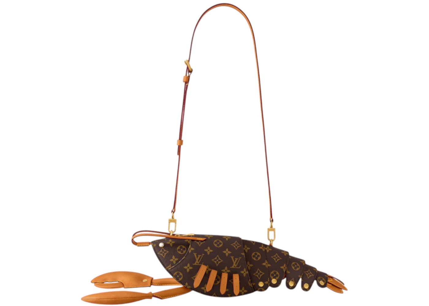 Louis Vuitton X Nigo Lobster Wearable Wallet Brown