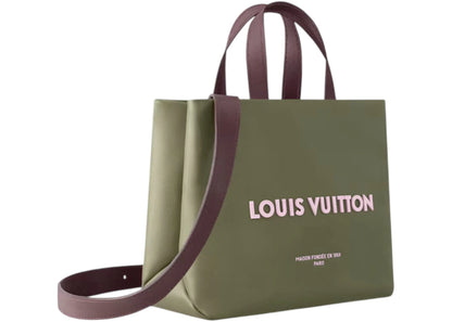 Louis Vuitton X Nigo Mini Shopper Tote Khaki Green