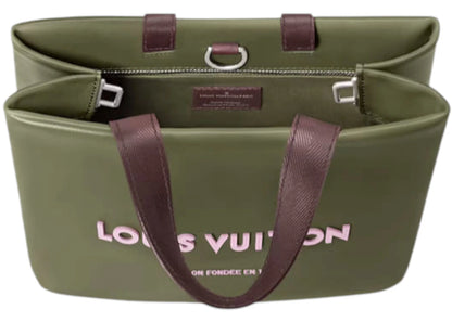 Louis Vuitton X Nigo Mini Shopper Tote Khaki Green