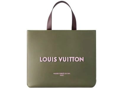 Louis Vuitton X Nigo Mini Shopper Tote Khaki Green