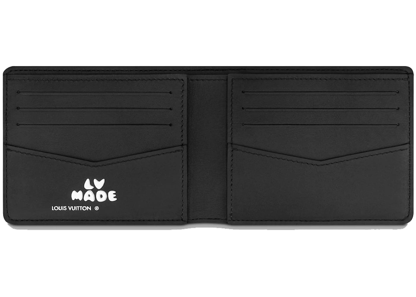 Louis Vuitton X Nigo Slender Wallet Monogram Black