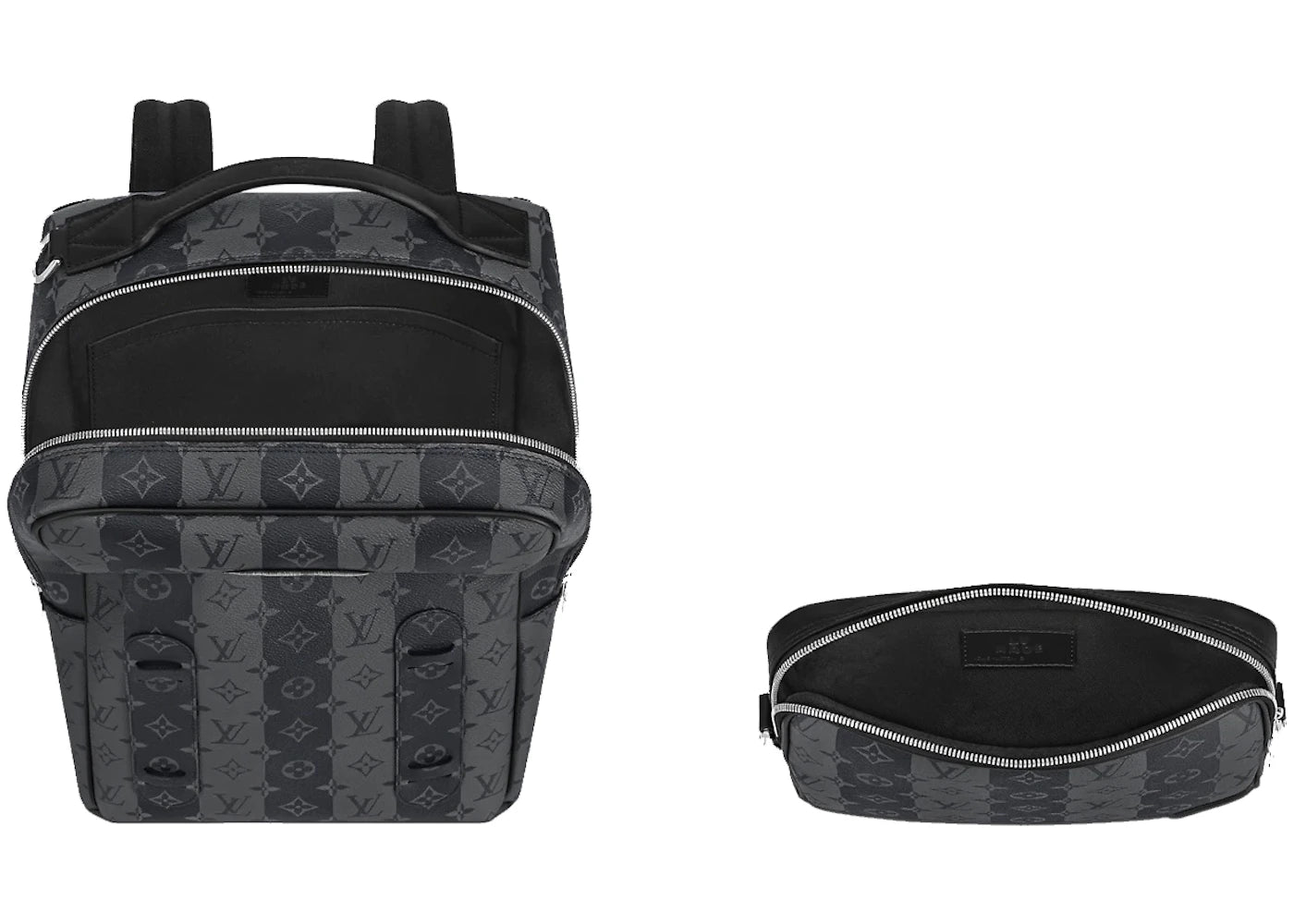louis vuitton x nigo utilitary backpack monogram stripes eclipse 