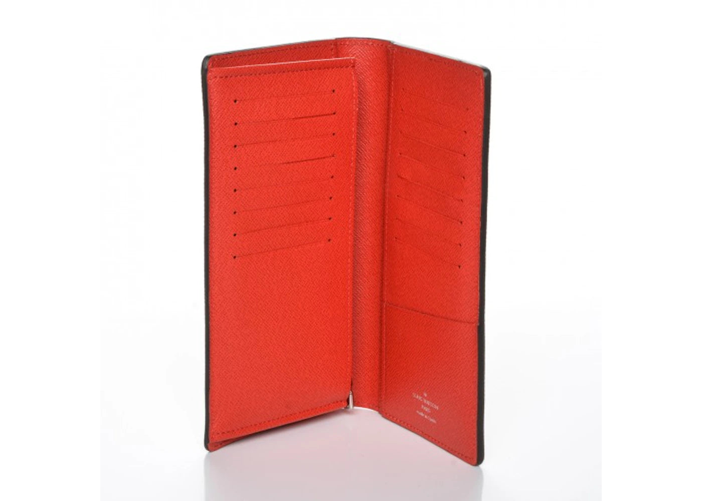 louis vuitton x supreme brazza wallet epi red 