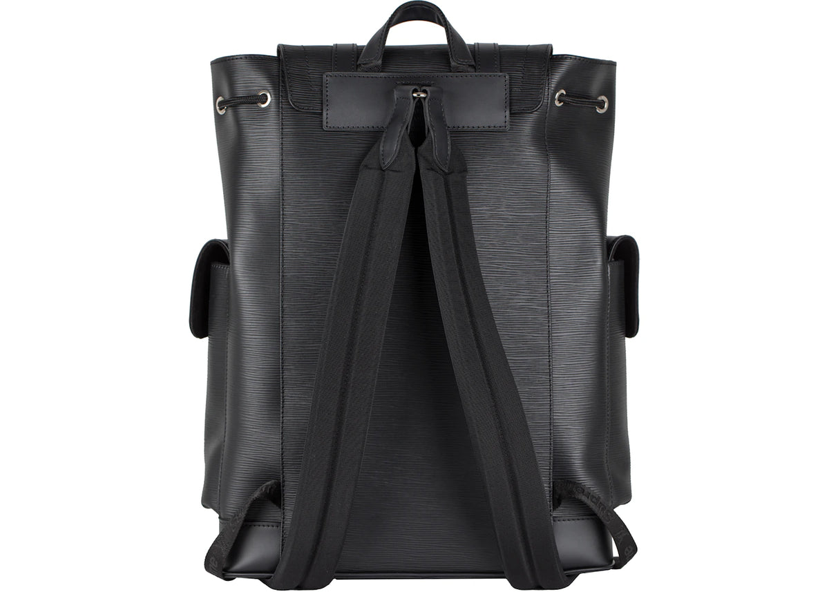 Louis Vuitton X Supreme Christopher Backpack Epi Pm Black