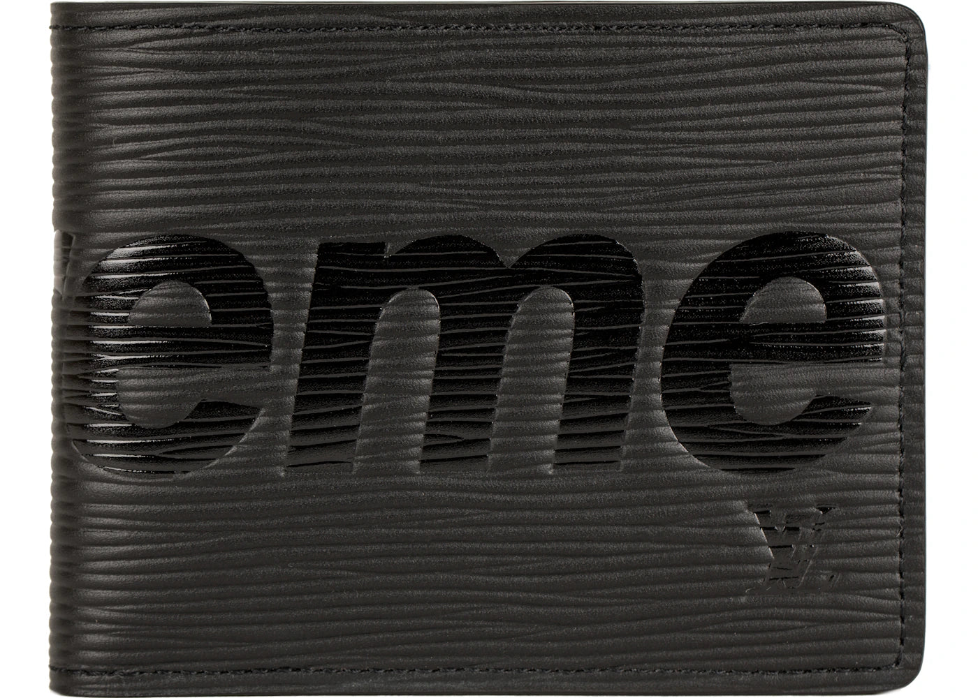 Louis Vuitton X Supreme Slender Wallet Epi Black