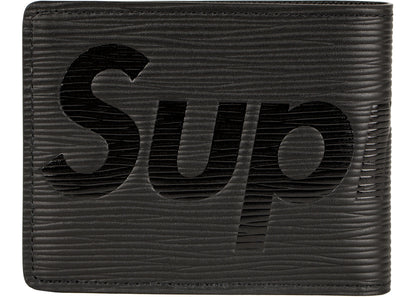 louis vuitton x supreme slender wallet epi black 