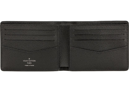louis vuitton x supreme slender wallet epi black 
