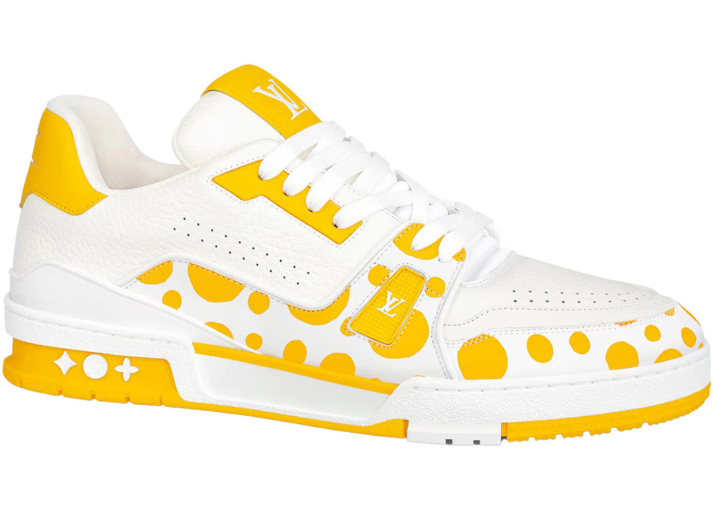 Louis Vuitton X Yayoi Kusama Trainer White Yellow