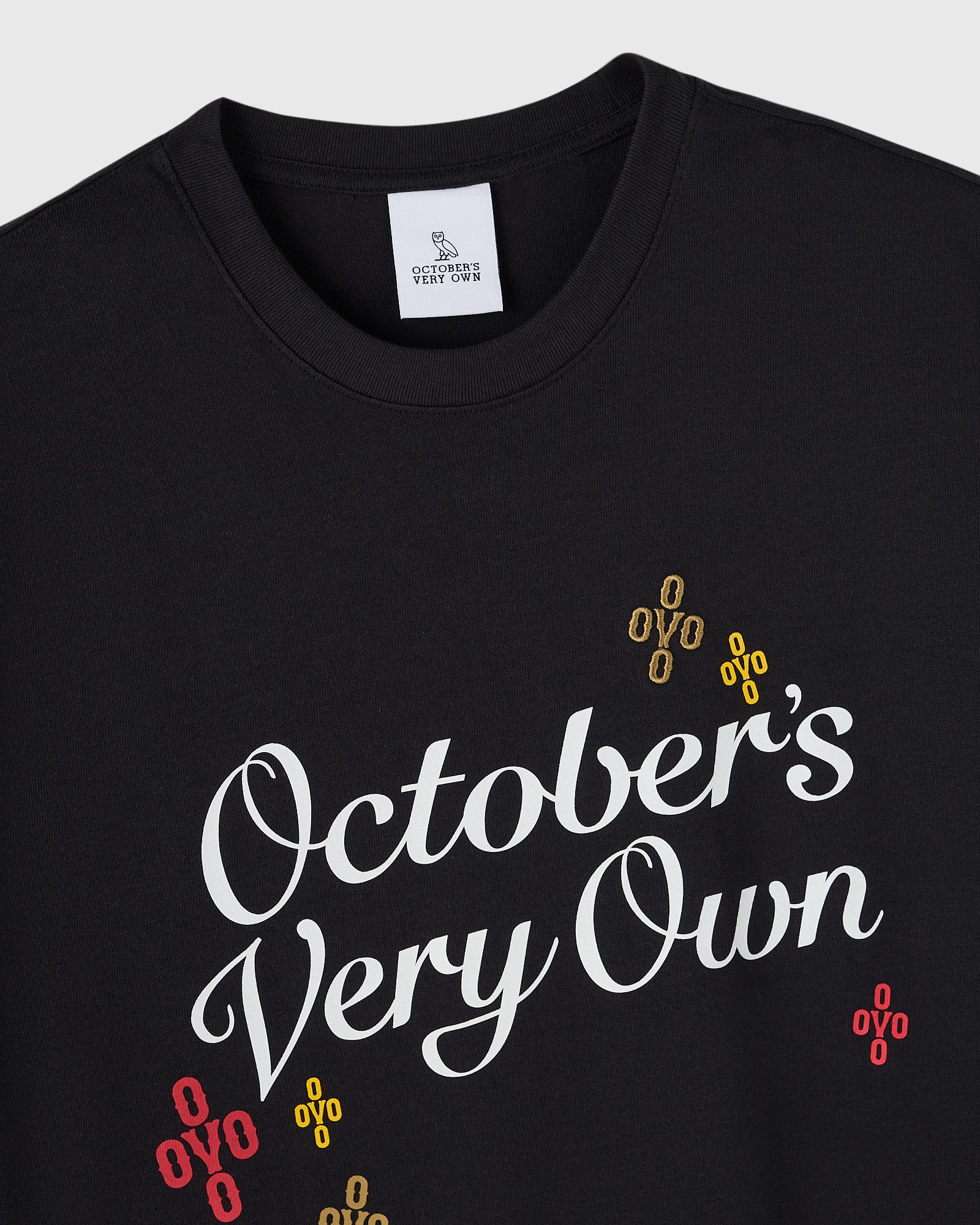 OVO Heavy Jersey Pom Pom Script Tee