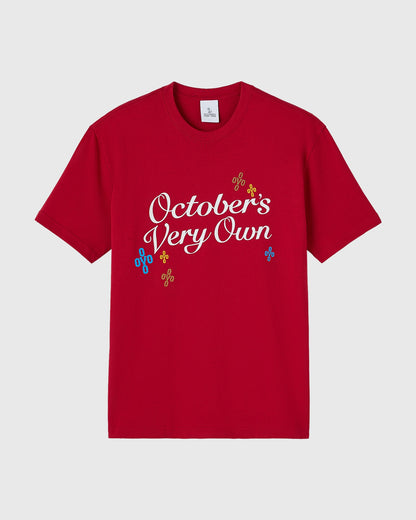 OVO Heavy Jersey Pom Pom Script Tee