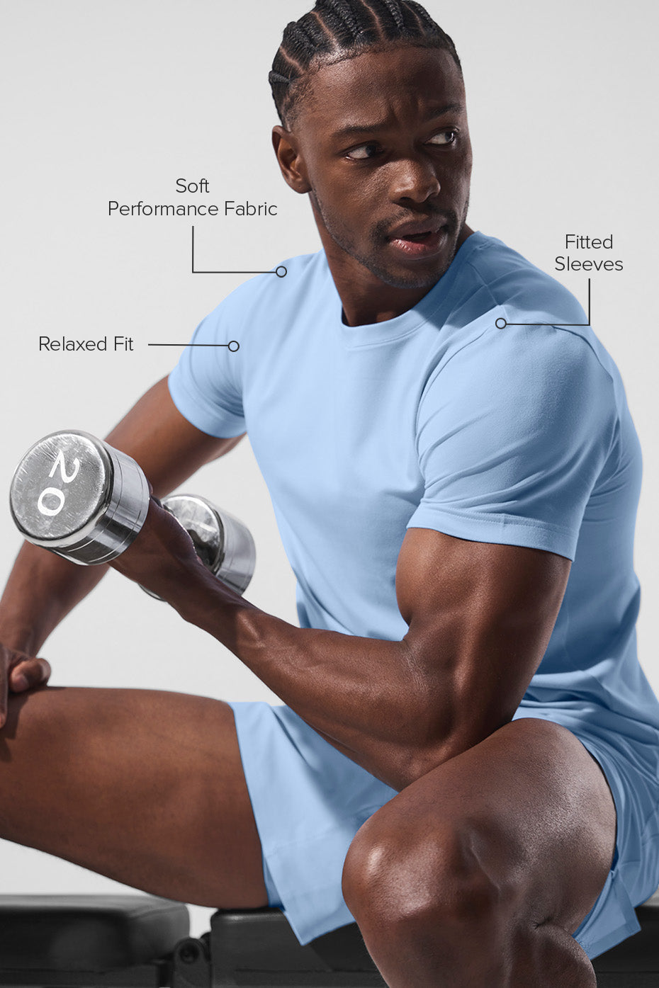 Alo Yoga Conquer Reform Crewneck Short Sleeve