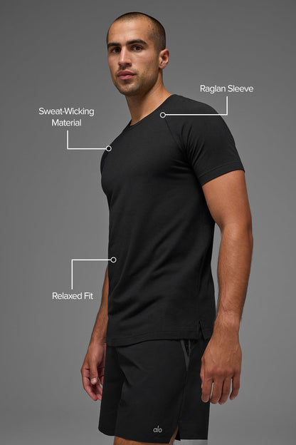 Alo Yoga Alo Vapor Crewneck Short Sleeve