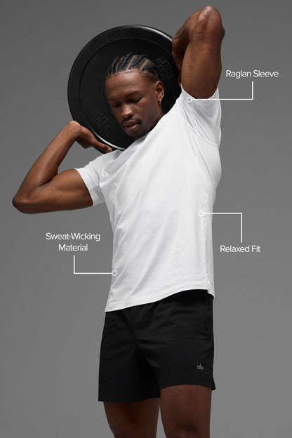 Alo Yoga Alo Vapor Crewneck Short Sleeve