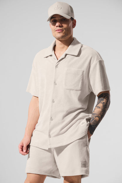 Alo Yoga Coastal Terry Button Up