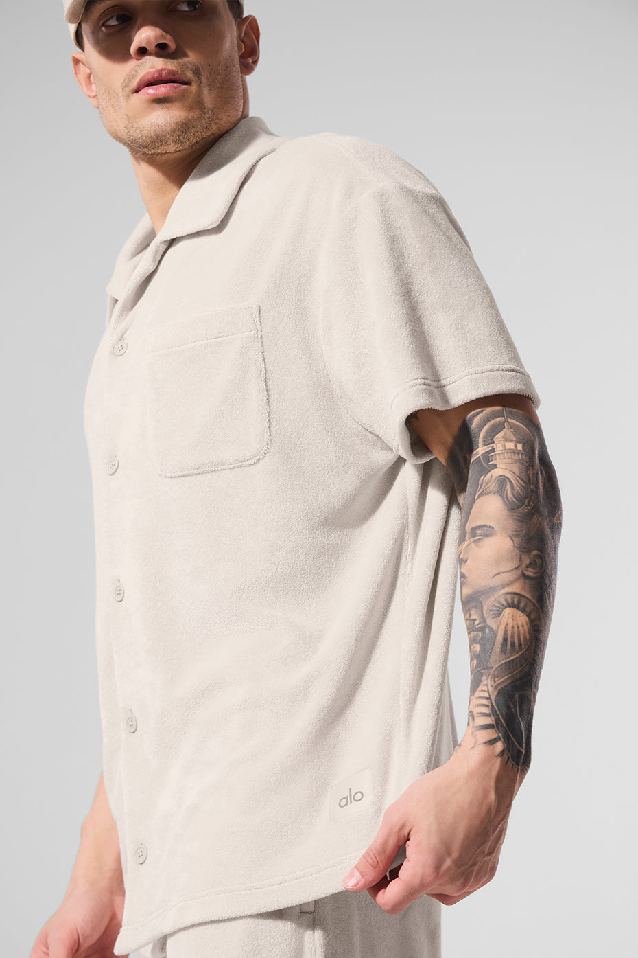 Alo Yoga Coastal Terry Button Up