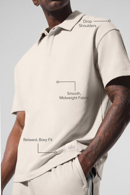 Alo Yoga Double Take Short Sleeve Polo
