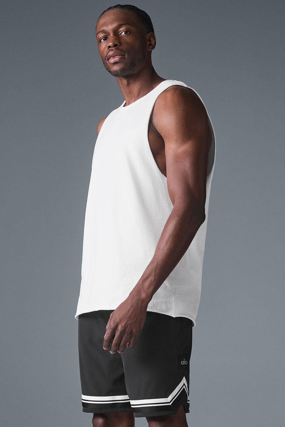 Alo Yoga Society Raw Edge Tank