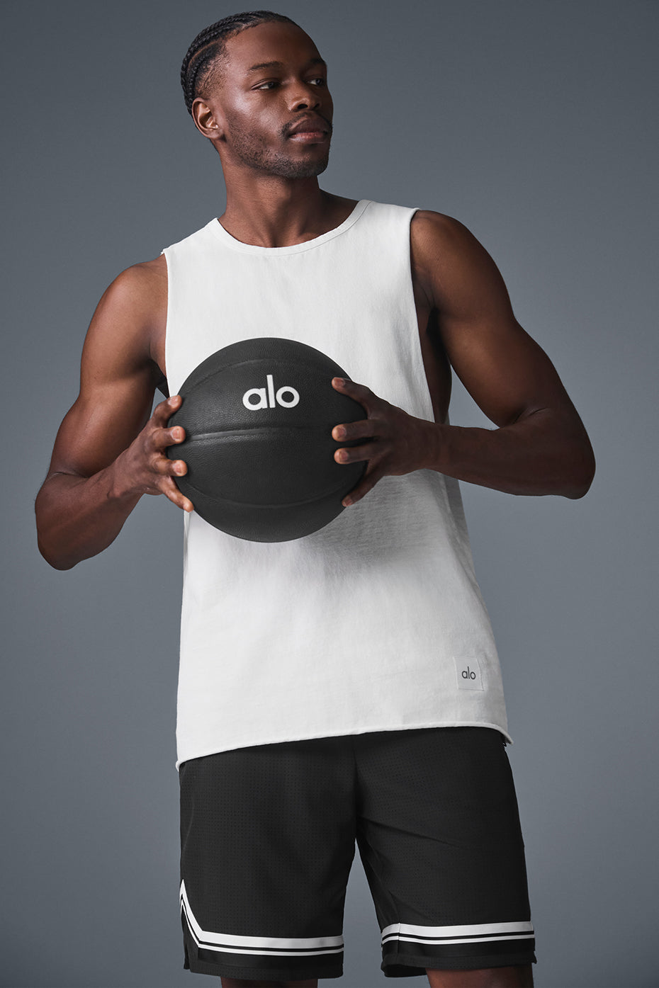 Alo Yoga Society Raw Edge Tank