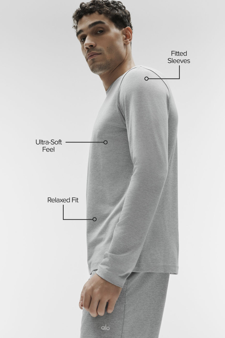 Alo Yoga Conquer Reform Crewneck Long Sleeve