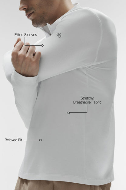 Alo Yoga Conquer 1/4 Zip Reform Long Sleeve