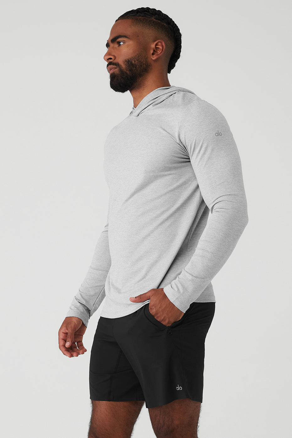 Alo Yoga Conquer Reform Long Sleeve With Hood