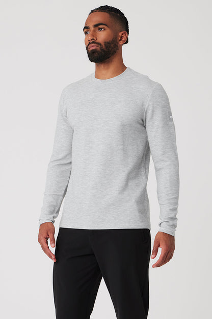 Alo Yoga Micro Waffle Fast Break Long Sleeve Tee