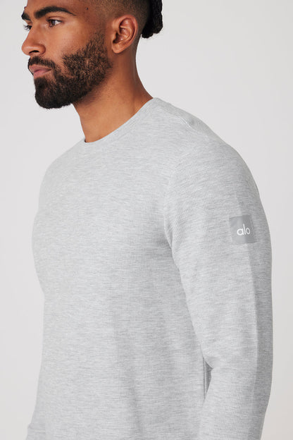 Alo Yoga Micro Waffle Fast Break Long Sleeve Tee