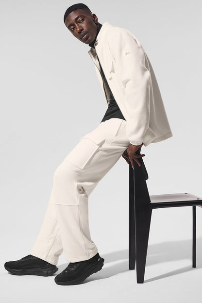 Alo Yoga Polar Fleece Ridge Full Zip Jacket