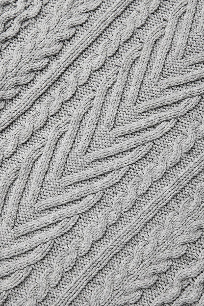 Alo Yoga Cable Knit Crew Neck Sweater
