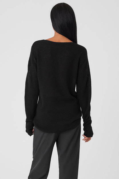 Alo Yoga Women'S Cashmere Reform Long Sleeve